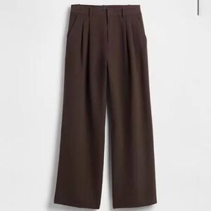 Gap Wide-Leg Brown Trousers